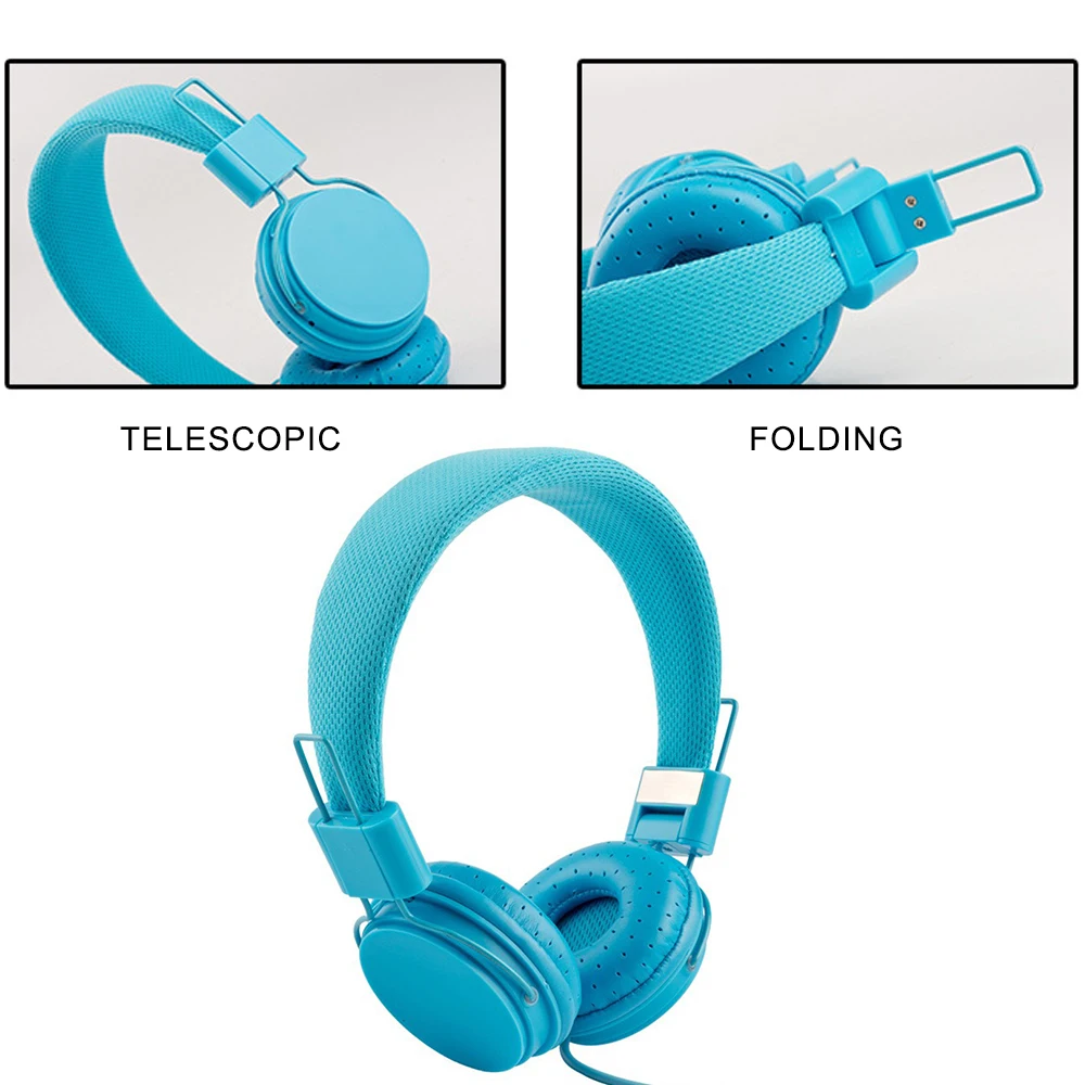 Wired Professional Studio Pro DJ Headphones With Microphone Over Ear HiFi Monitor Music Headset Earphone For Phone For PC