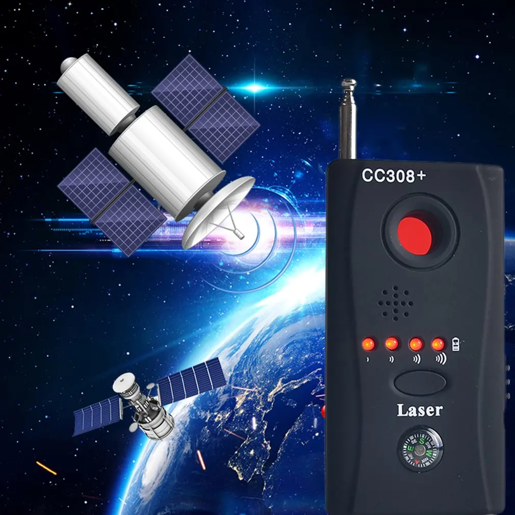 Cc308+ Wireless Signal Detector Anti-Sneak Shot Anti-Eavesdropping Anti-Stealing Privacy Protection Anti-Gps Locator