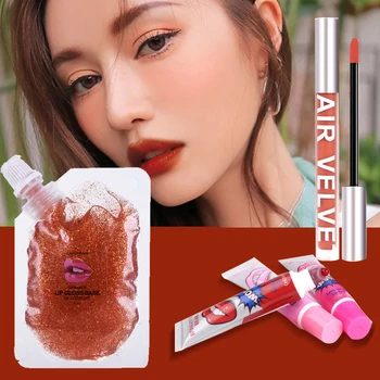 

Langmanni 20/40/50ml Clear Lip Gloss Base Oil Non-Stick DIY Lipstick Raw Material Gel High-pigmented Waterproof Lips Gloss TSLM1