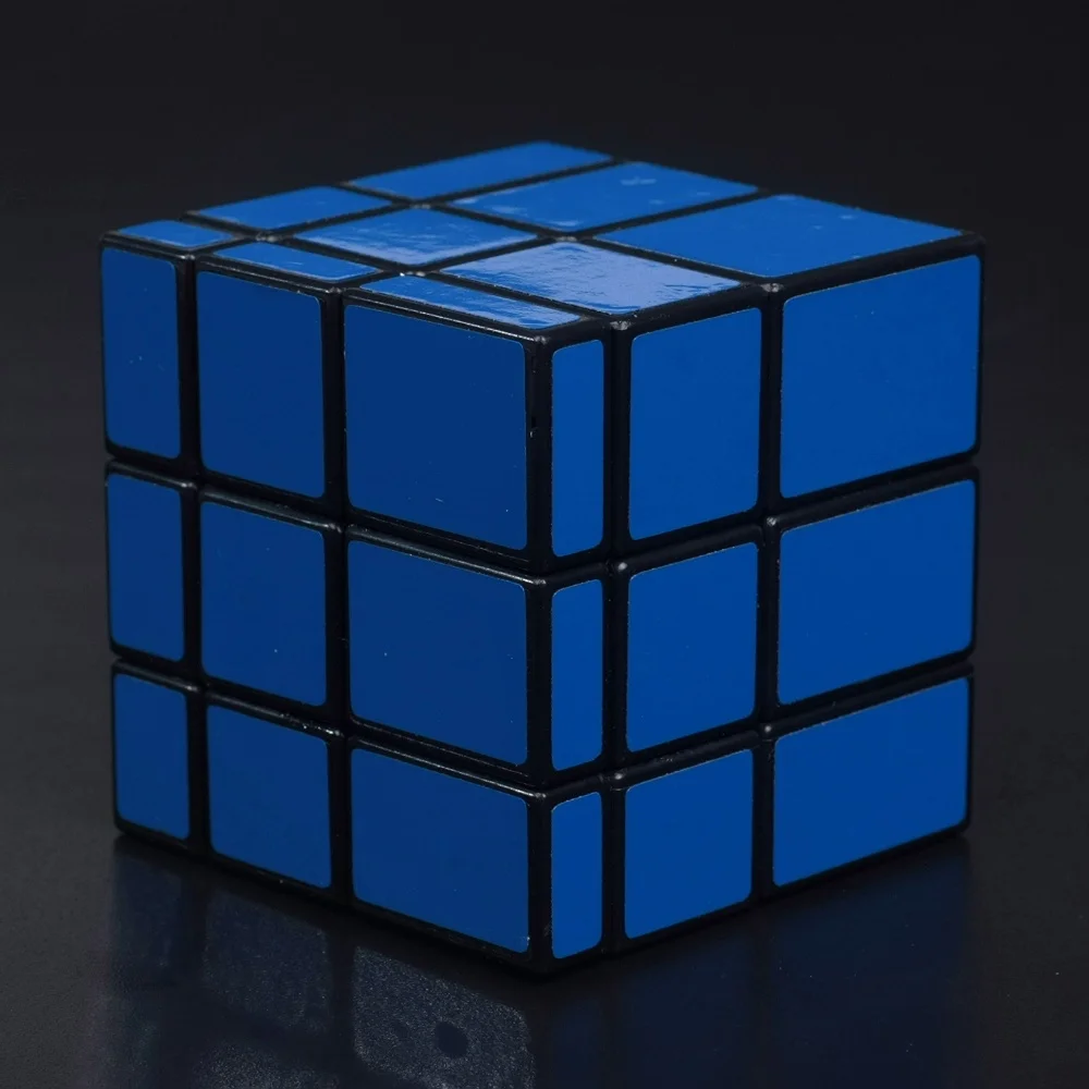 Новинка, зеркальный кубик Z, головоломка 3x3x3, много ярких цветов, закручивающаяся головоломка, Cubo Magico, развивающие игрушки для взрослых детей - Цвет: blue