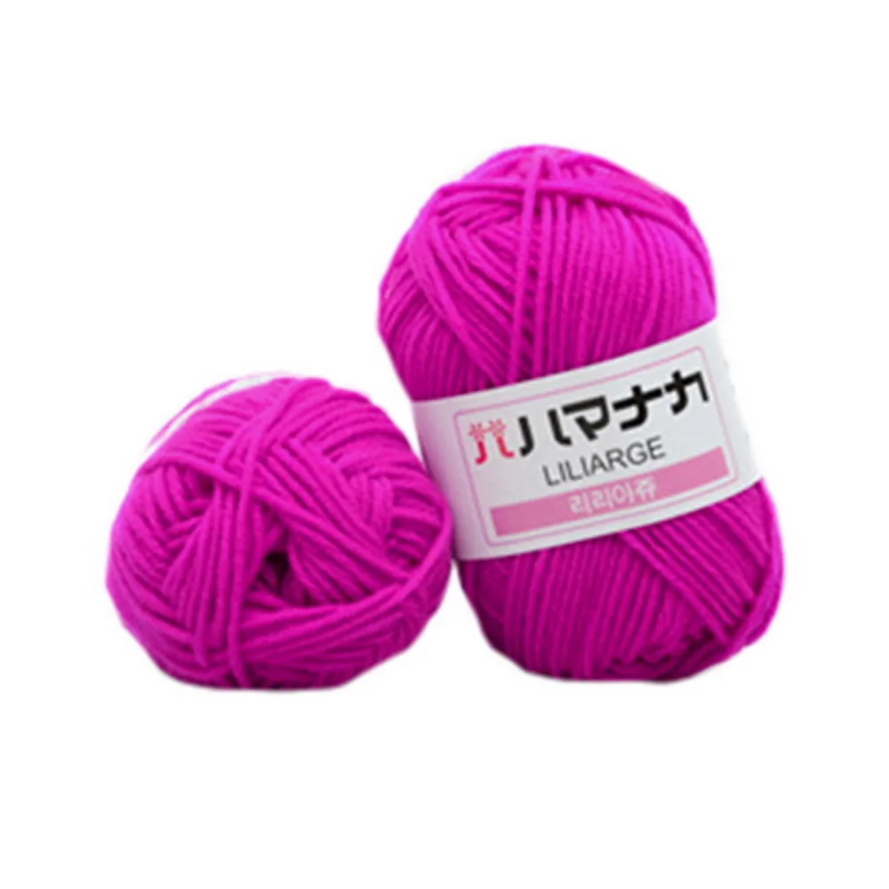 Soft Milk Cotton Yarn Fiber Velvet Wool Crochet Yarn For Hand Knitting DIY Sweater Blanket Scarf Sweater Blanket Toy
