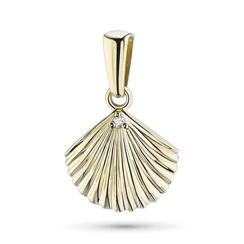 

Pendant made of yellow gold with diamond e0301pd04200847