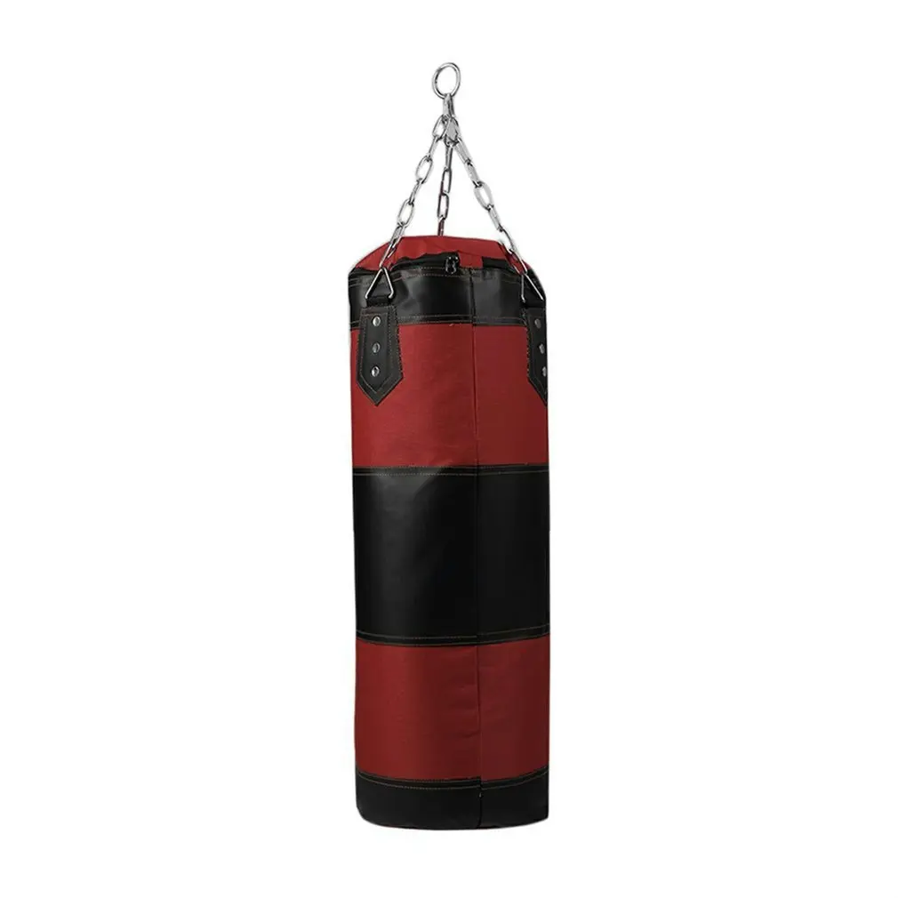 Empty Boxing Sandbag Home Fitness Hook Hanging Kick Punching Bag Boxing