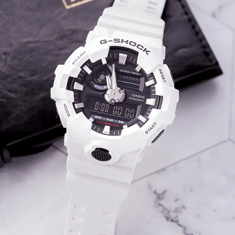 Оптическими зумом Casio Часы мульти-функциональный Спорт на открытом воздухе водонепроницаемые мужские часы GA-700-7A