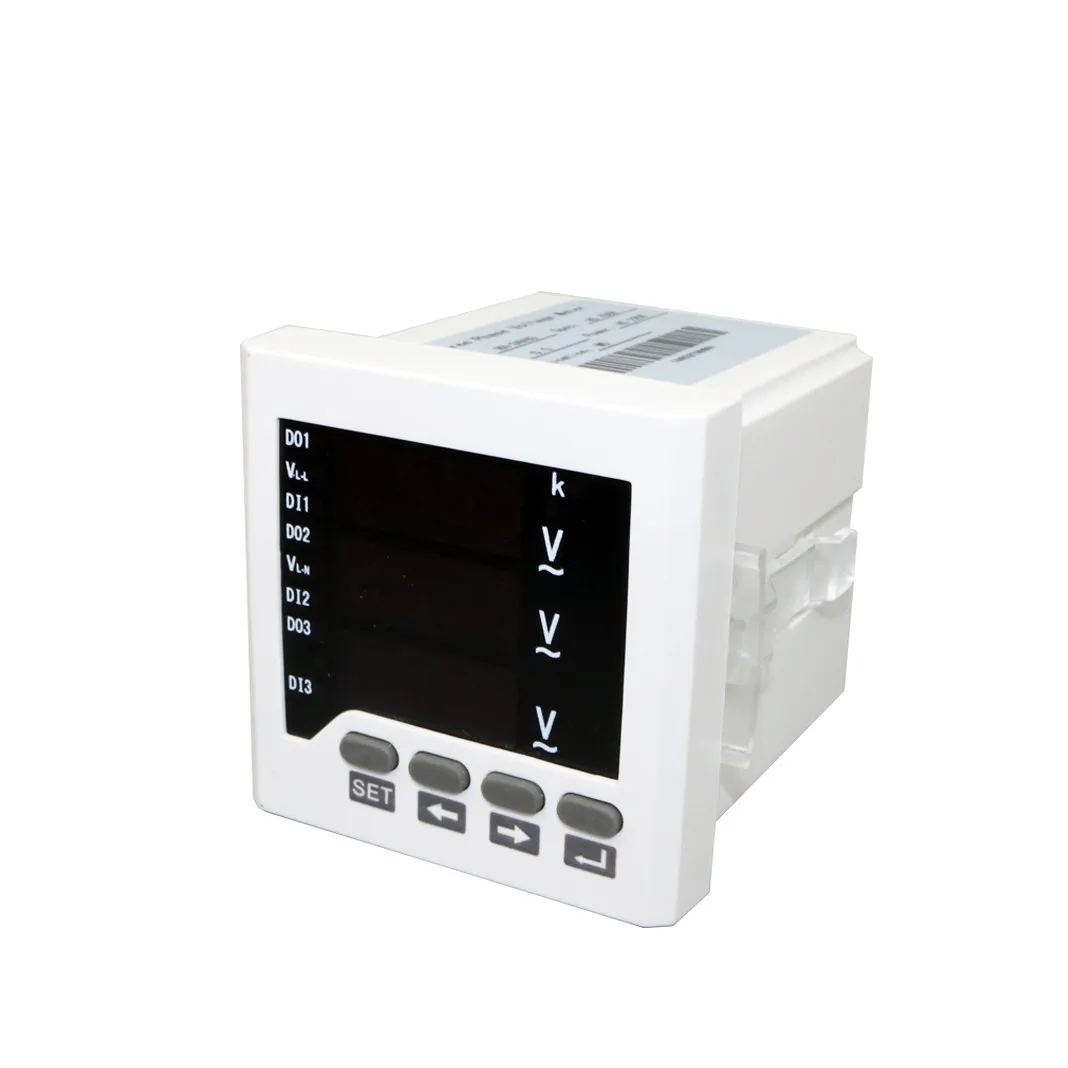 Three phase AC Voltage Digital Panel Meter High Voltage Panel Meter VoltmeterTool Parts