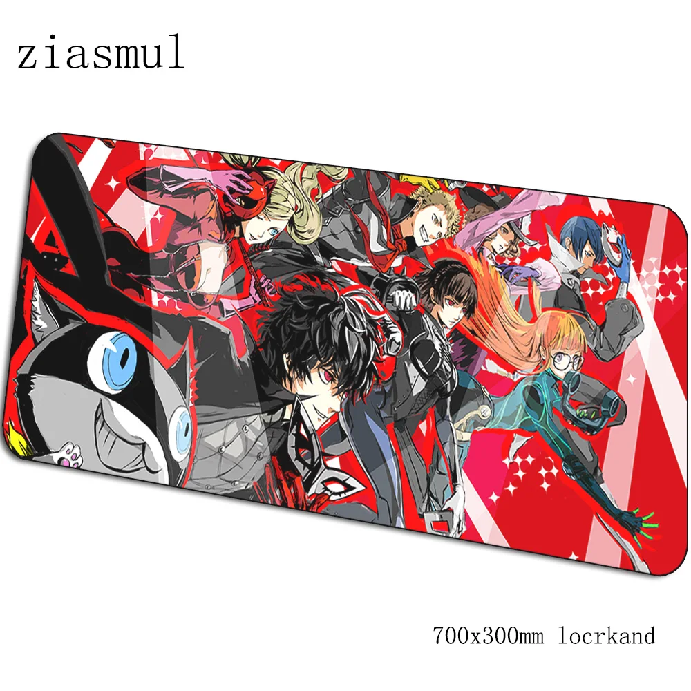 Persona 5 Коврик для мыши геймер Инди Поп 70x30 см игровой коврик для мыши pc notbook Настольный коврик padmouse игры властные геймерские коврики геймпад - Цвет: pattern 4