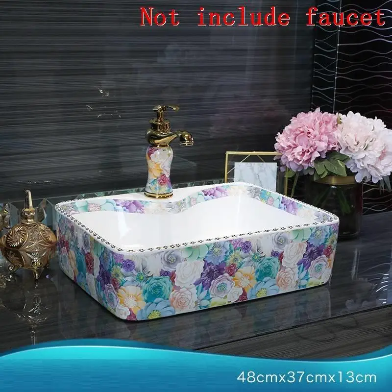 MODEL D Encimera Lavandino Waschtisch судно Fregadero Bagno Salle De Bain умывальник Bassin Cuba Pia Banheiro раковина для ванной Lavabo - Цвет: MODEL D