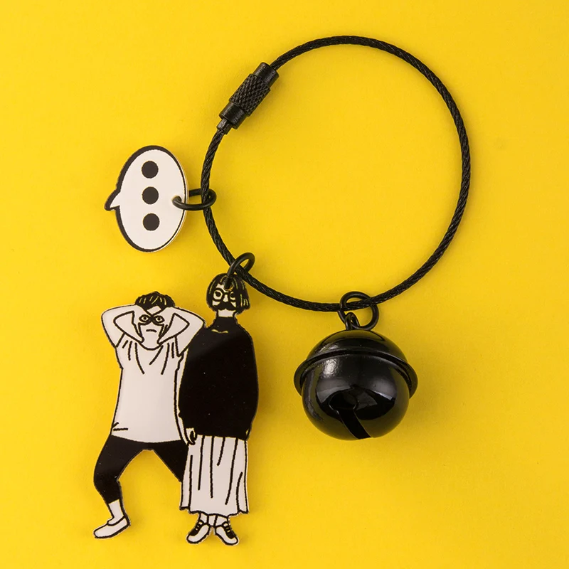 

Cute Cartoon Doll Keychain Male And Female Car Key Ring Girl Decoration Accessories Student Schoolbag Pendant