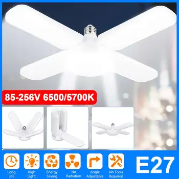 

New Super Bright Industrial Lighting 60W E27 Led Fan Garage Light 6500LM 85-265V 2835 Led High Bay Industrial Lamp for workshop