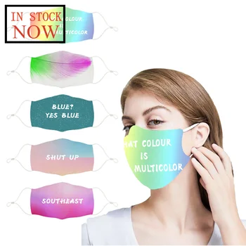 

1pcs Cloth Polyester Washable Anti- Reusable Mouth Face Masks Cover Fashion Cotton Face Mask Respirator Mascarilla Reutilizable