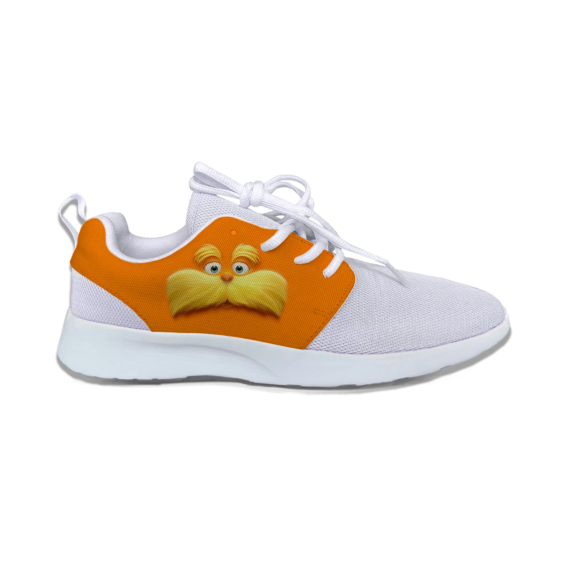 Lorax/милые модные детские спортивные кроссовки с рисунком из мультфильма; повседневные дышащие кроссовки с 3D принтом; подарок для мальчиков и девочек