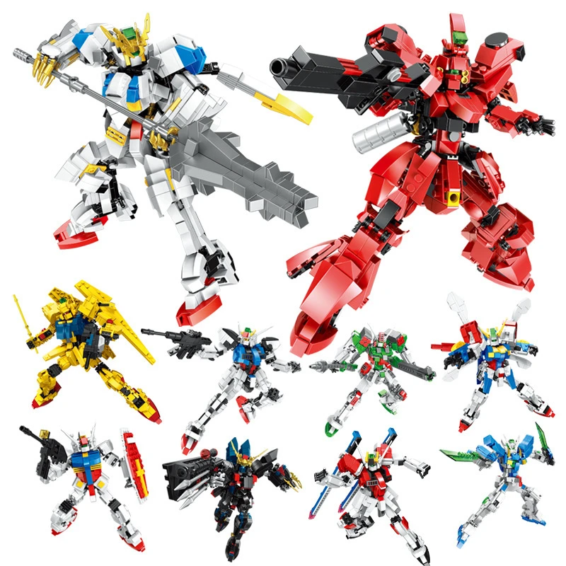 Cs Mobile Fighter G Gundam Rx78 2 Sazabi Buster God Exia Emporium Gundam Giant Warrior Building Blocks Bricks Child Toys Christm Blocks Aliexpress