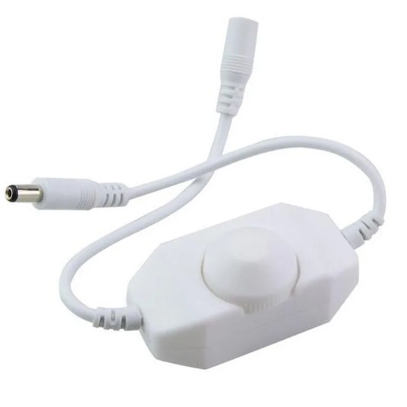 

1Pcs 120W Mini LED Brightness Adjust Switch Dimmer Controller for 3528 5050 5630 Single Color LED Strip Light 12V - 24V