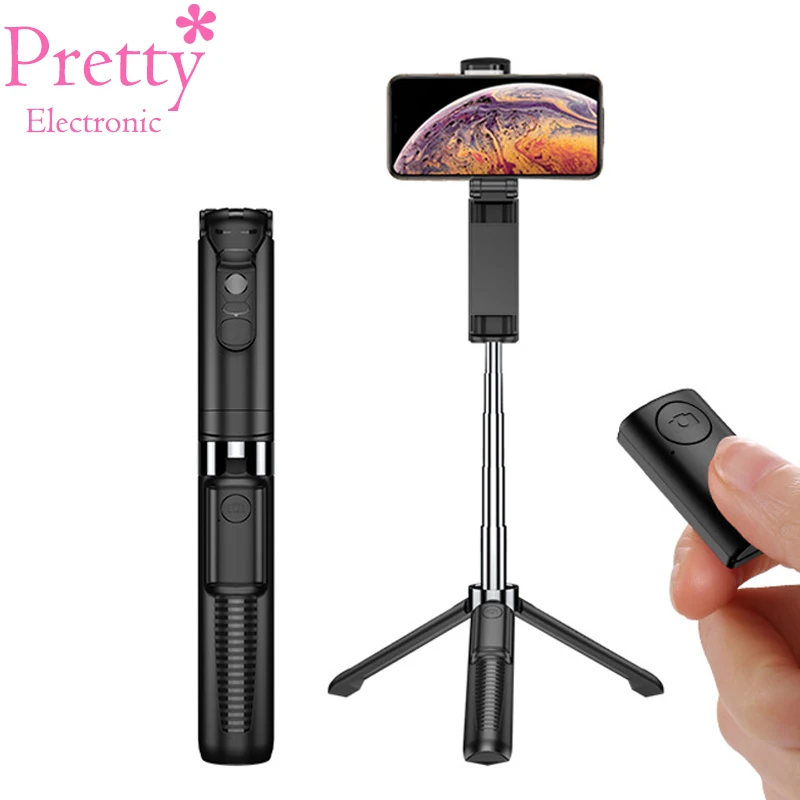 Foldable Selfie Stick With Wireless Shutter Tripod Multifunction Bluetooth sticks For Android Smart Mobile Phone | Электроника