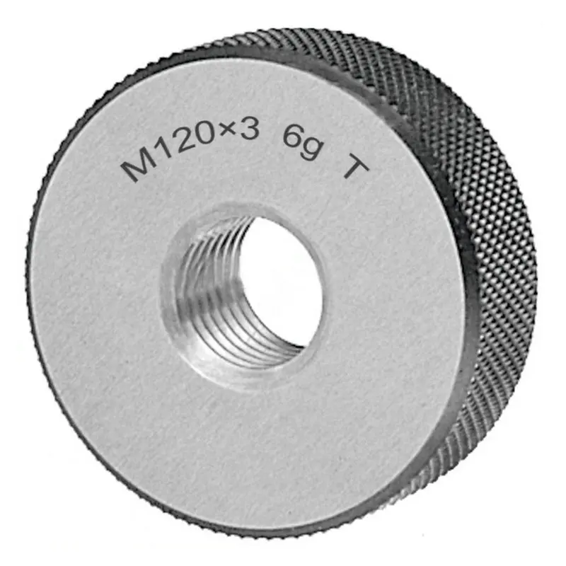 Высокоточные измерительные инструменты M22~ M30 резьбовой калибр-Кольцо метрической резьбовой калибр-кольцо Go и No Go 6g стальной датчик