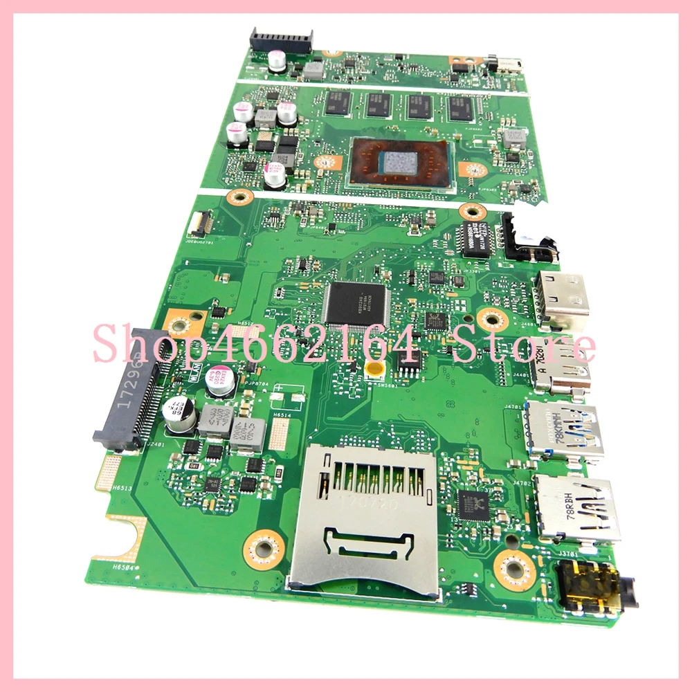  X541NA N3350 CPU 4GB RAM REV 2.1 mainboard For ASUS X541 X541N X541NA laptop motherboard 90NB0B30-R