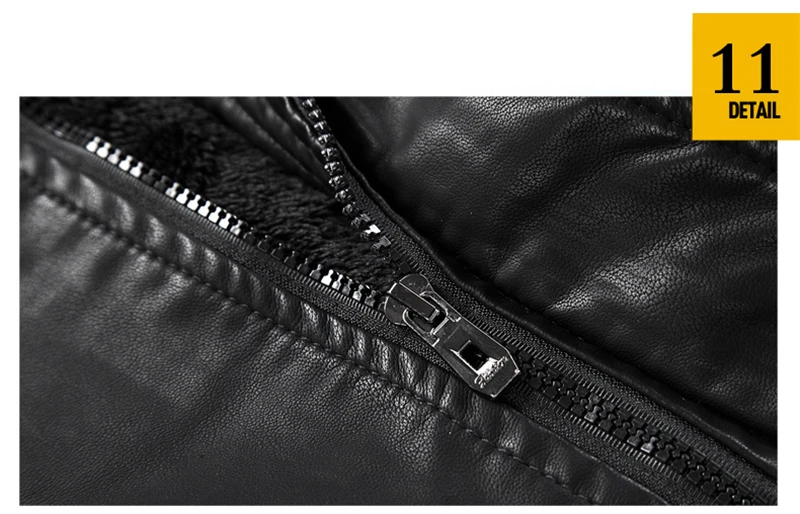Winter Men's Leather Jackets Casual PU Coats Thermal Outerwear Faux Fur Fleece Jackets Mens Brand Clothing Size L-3XL,008