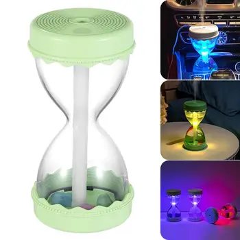 

4 Colors New Style Hourglass Colorful Air Humidifier Light Humidifier USB Car Humidifier Creative Gift Humidifier For Home Tools