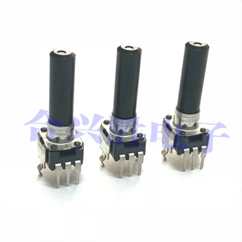

Rotary potentiometer C5K B10K B50K with midpoint volume potentiometer half shaft 23MM
