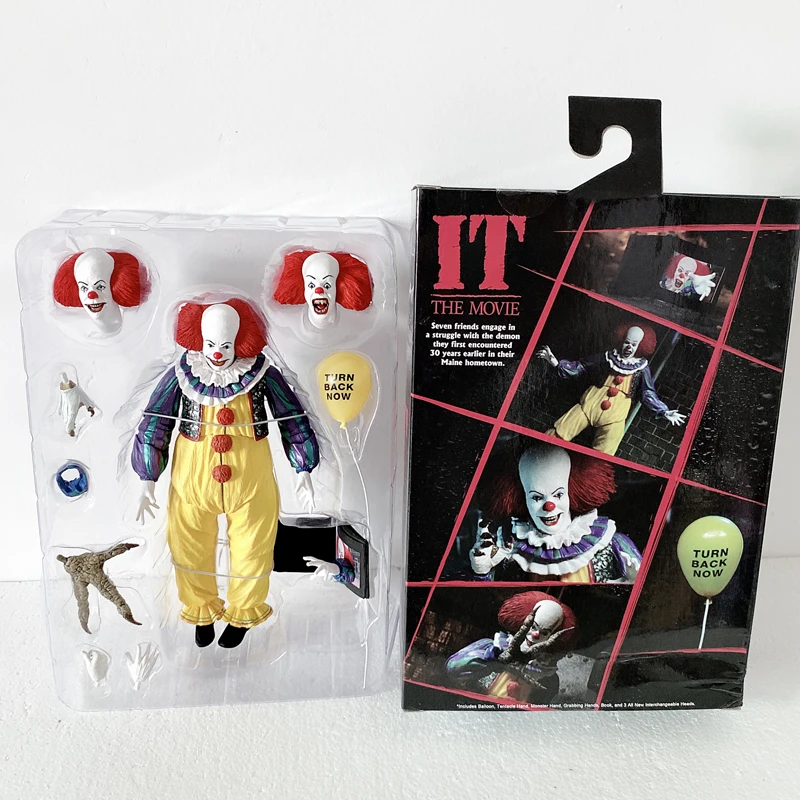 NECA The Movie IT Pennywise Joker 1990 фигурка Коллекционная модель игрушки - Цвет: A no box