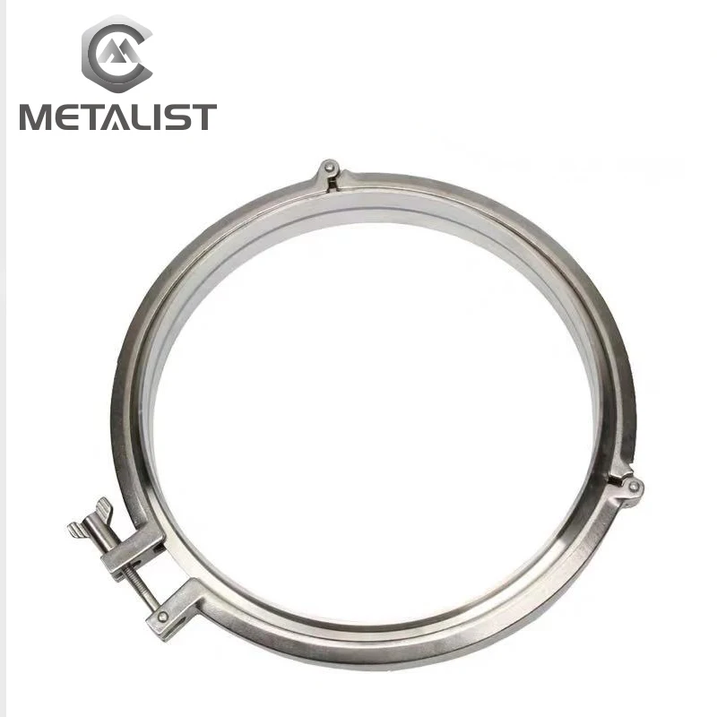 METALIST 1.5" Stainless Steel SS304 Sanitary Pipe Fitting Set Sanitary Pipe Weld Ferrule+51MM Tri Clamp+ PTFE Gasket