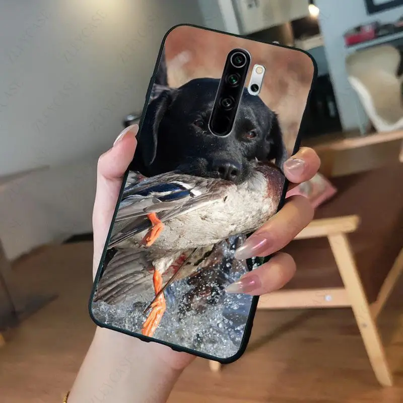 Hunting Dog Black Soft Shell Phone Cover for redmi note8pro note7 note5 note6pro 7A 8A 8 note9s Note 8t note9pro Coque Shell 