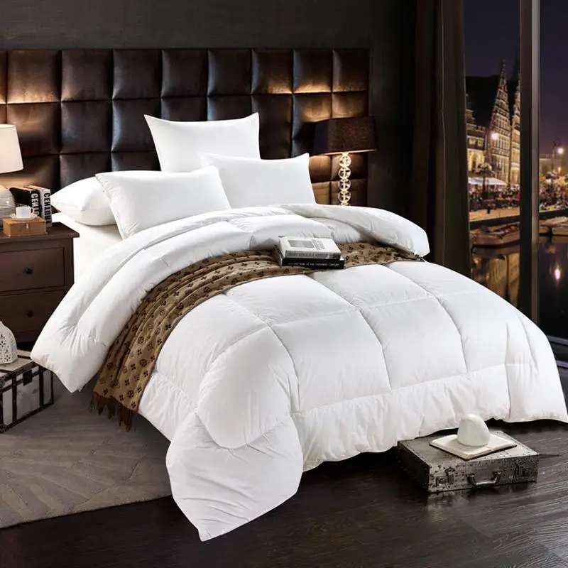 Quilts King Size Soft And Comfortable Down Blanket Four Seasons Comforters Cotton