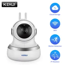 KERUI Indoor Wireless 1.0MP HD 720P IP Camera WiFi Home Security Surveillance Camera Cloud Camera Night Vision Motion Detection KERUI Indoor Wireless 1.0MP HD 720P IP Camera WiFi Home Security Surveillance Camera Cloud Camera Night Vision Motion Detection