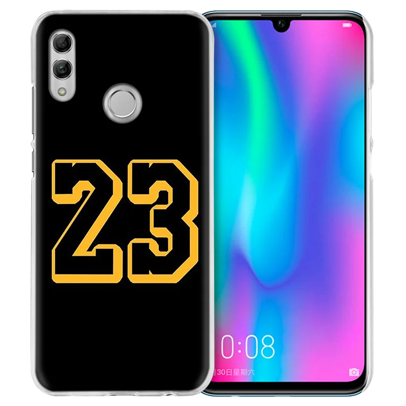 Баскетбол 23 24 номер чехол для huawei Honor 8X Y9 20 9 10 Lite Play 8C 8A Pro V20 20i Y6 Y7 Y5 жесткий чехол из ПК для телефона Casos