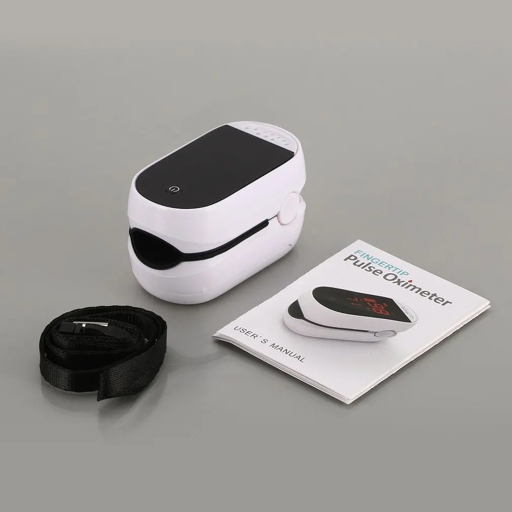 Digital LED Mini Fingertip Pulse Oximeter Blood Oxygen Saturation Monitor Finger SpO2 De Dedo Heart Rate Care Health Household