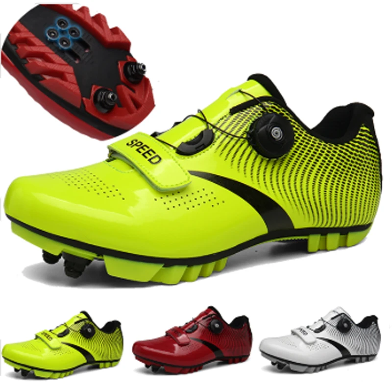 

MTB Cycling Shoes Mountain Bike Cycling Shoes Pro Race MTB Self-Locking Bicycle Sneakers Boots SPD Lock Shoes Men Women