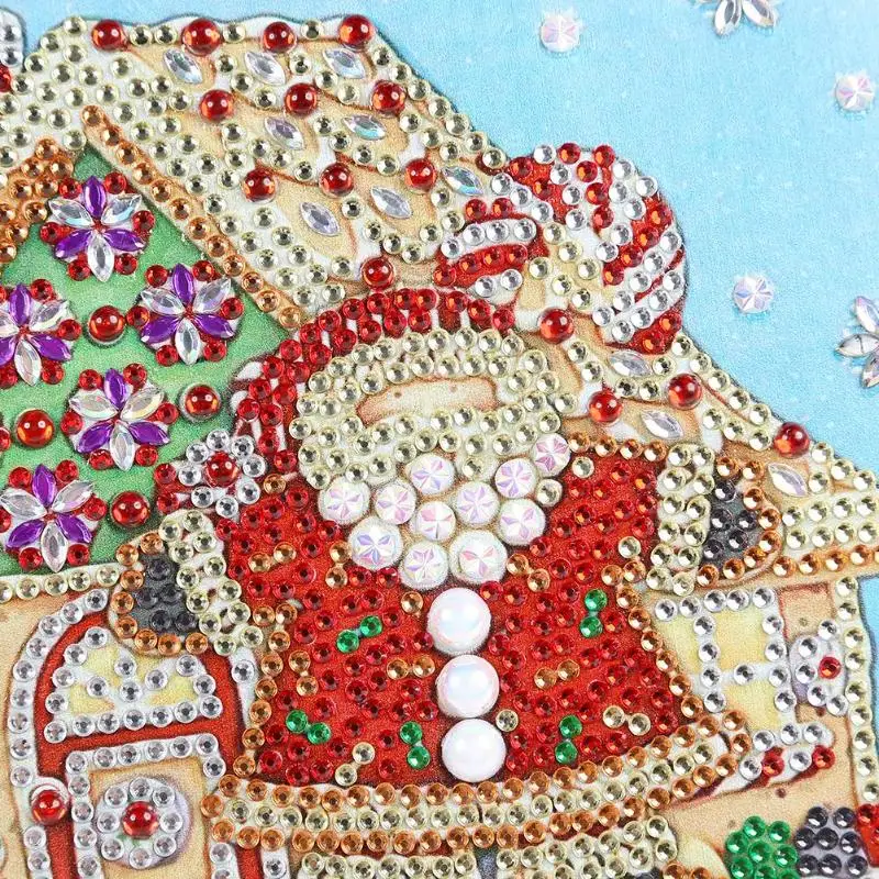 DIY Санта Клаус алмаз особенной формы живопись 60 страниц A5 школьный блокнот DIY альбом для рисования школьные принадлежности для студентов