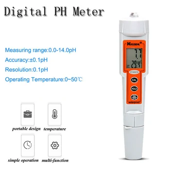 

Waterproof Digital PH Meter 0.0-14.0 PH LCD Display Water Quality Measure