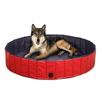 

Dog Pool Foldable Dog Swimming Pool Pet Bath Swimming Tub Bathtub Pet Swimming Pool Collapsible Bathing Pool for Dogs Cats Kids