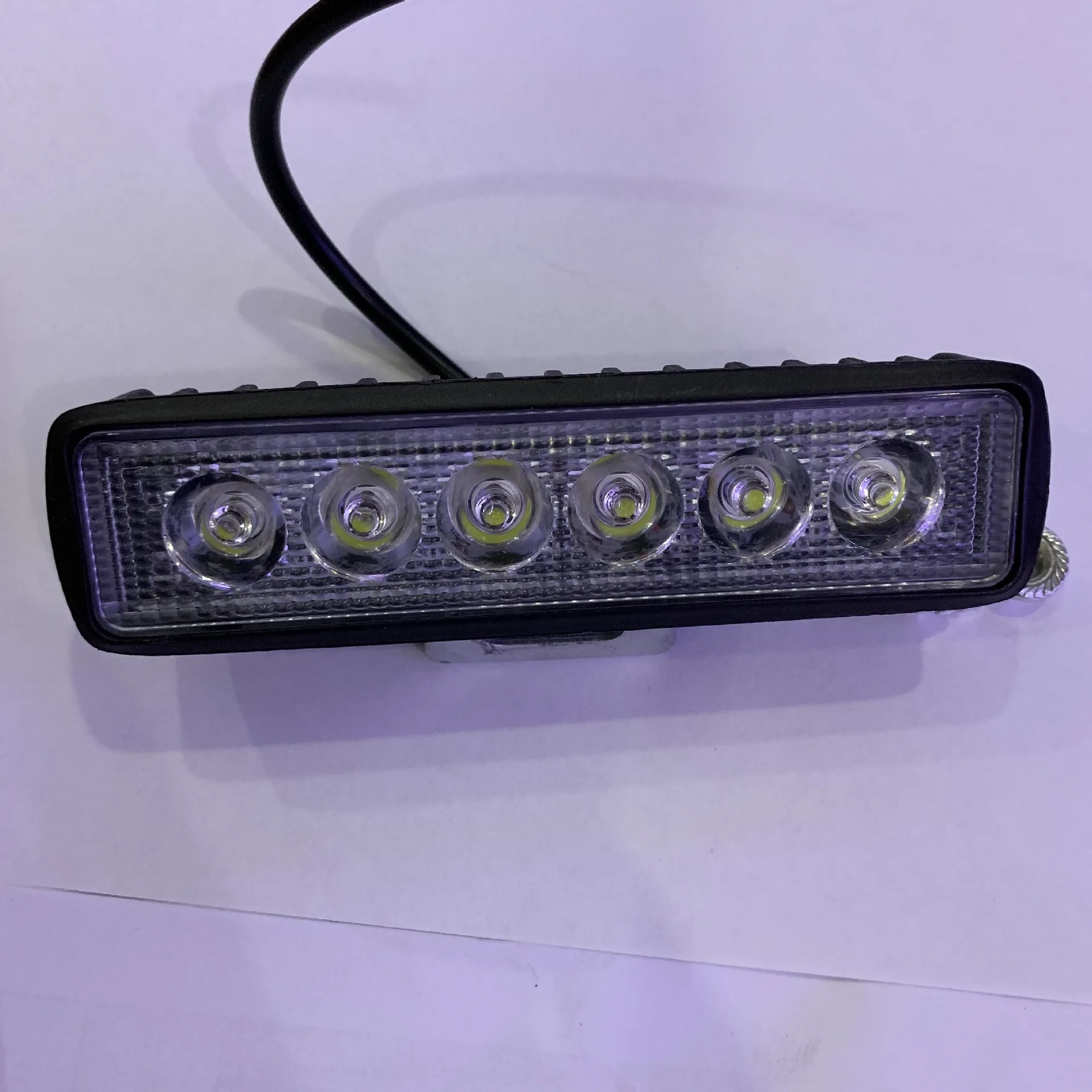 Hot Selling Small Strip 18w Work Light Automotive LED Strip Lights Inspection Lamp Engineering Auxiliary Thin Daytime Running Sp