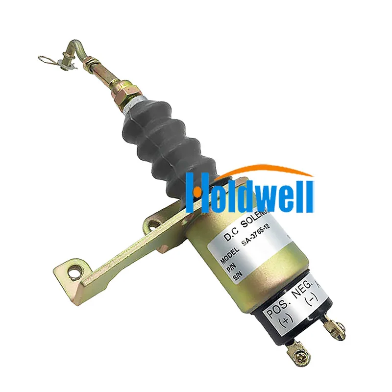 Holdwell 12V Shutdown Solenoid RSV 3740055 for JLG 40H 60H 70H 80H Deutz F3L912 Engine