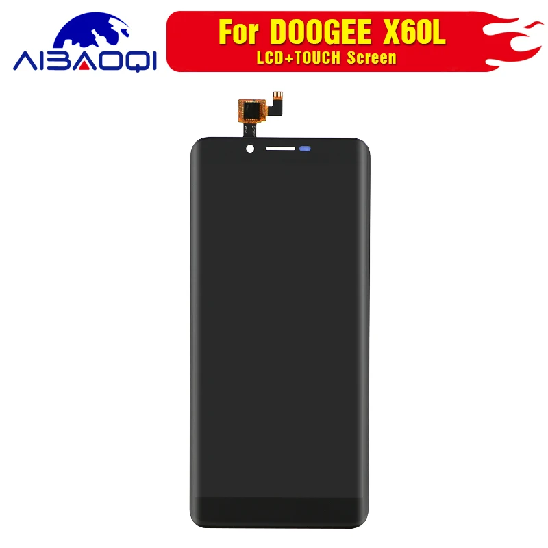 Сенсорный экран ЖК-дисплей Дисплей ЖК-дисплей Экран Для DOOGEE X60L Запчасти для авто+ инструмент для демонтажа+ 3 М клей