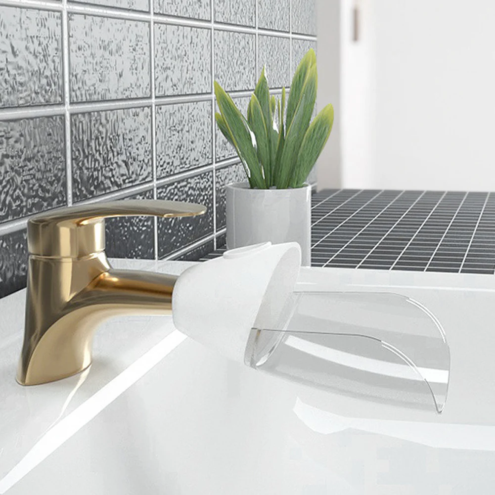 Washing Hands Tap Extender Tool For Kids Toilet Kitchen Easy Install Removable Duckbilled Flexible Opening Home Sink Accessories