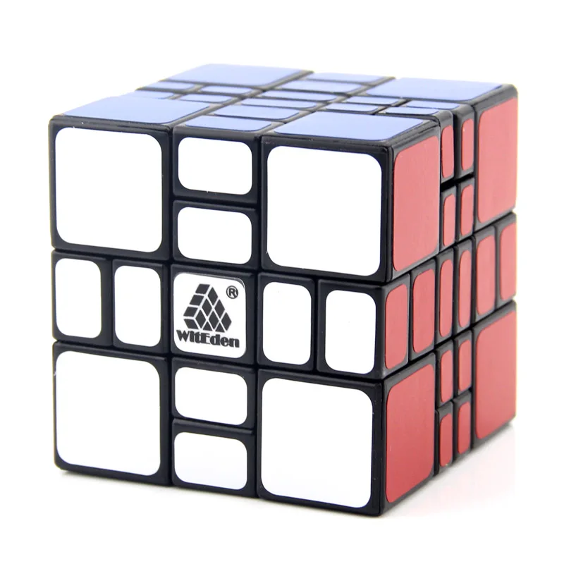 WitEden Mixup 3x3x4 Plus волшебный куб 334 Cubo Magico Профессиональный Нео скоростной куб головоломка антистрессовые игрушки для детей - Цвет: black