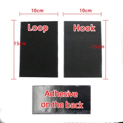 Self - Adhesive Anti - Slip Fastener Tape for Home Textiles (4 Pairs) (WHITE)