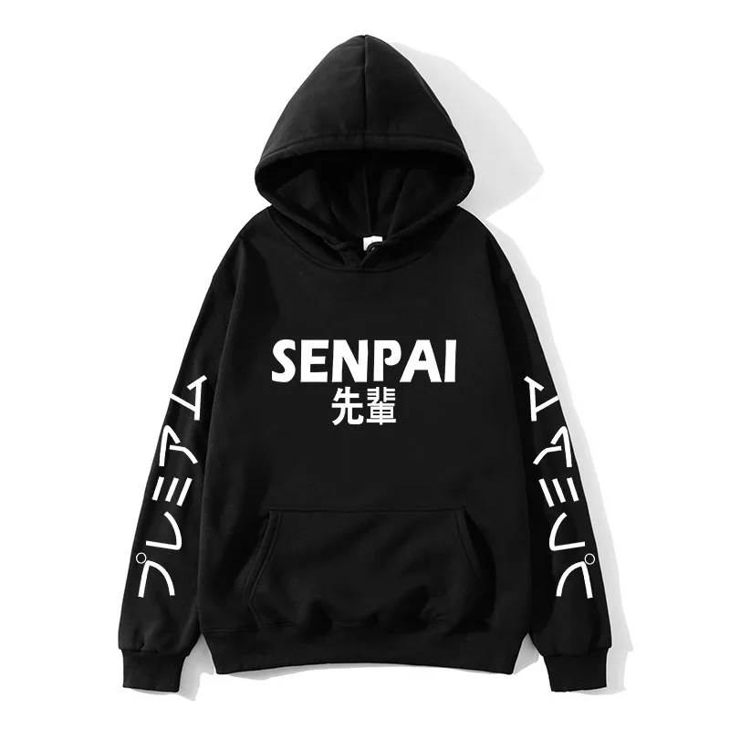 Новые зимние аниме Senpai дизайнерские принтованные флисовые мужские толстовки