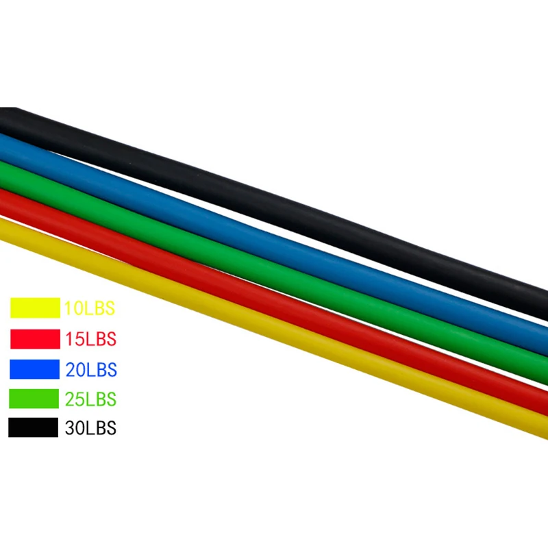 11 шт./компл. тренировка тяги упражнения Эспандеры латексные трубки Педальный Тренажер для физических упражений одежда для йоги Эспандеры