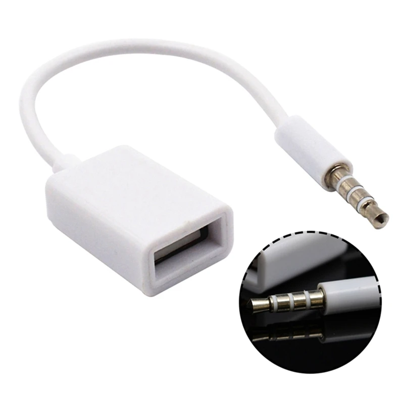 USB кабель для передачи данных/зарядки 3 5 мм AUX аудио штекер 2 0 зарядного адаптера