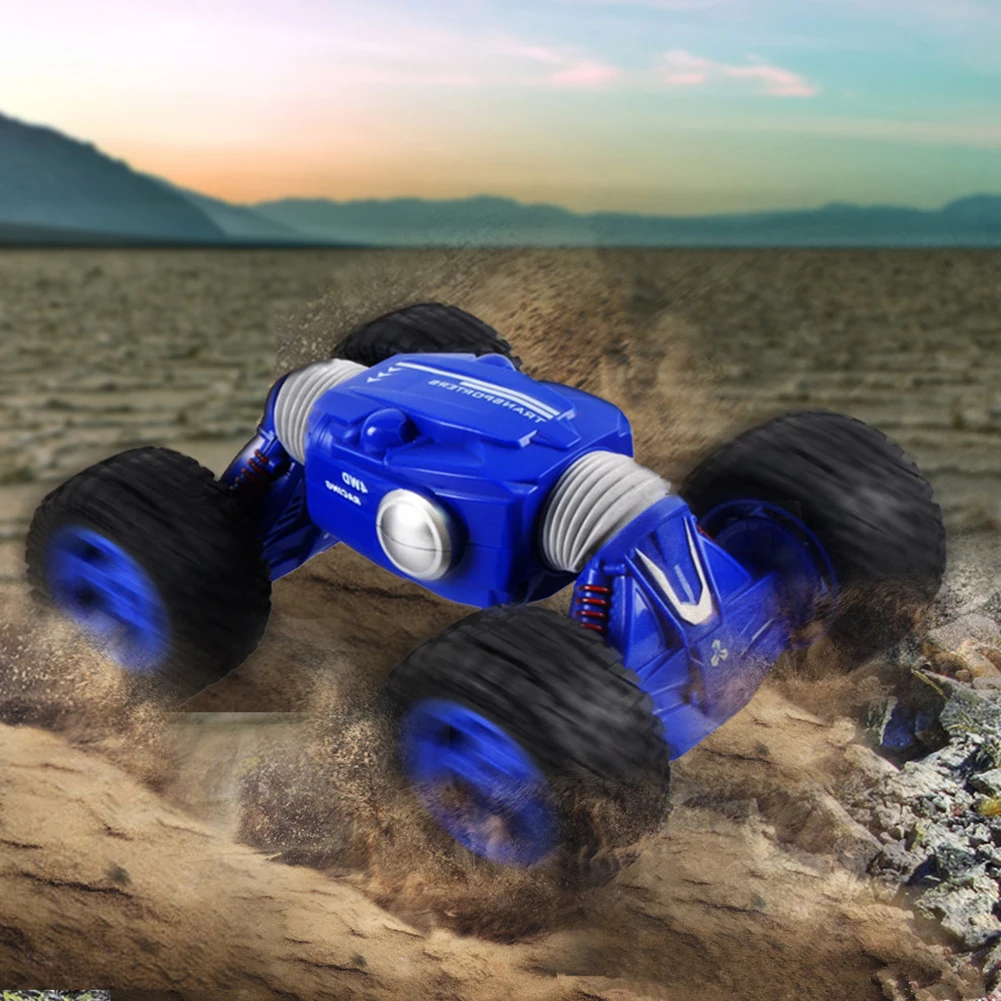 1/16 2,4G 4WD двусторонний пульт дистанционного управления скручивающийся автомобиль трюк автомобиль детская игрушка идеальный подарок для ваших детей как RC автомобили