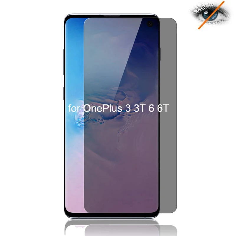 Антишпионское закаленное стекло для OnePlus, 3, 3, 6, 6 лет, защита для экрана для One Plus, 3, 3, 6, 6, 1+ Антибликовая защитная пленка