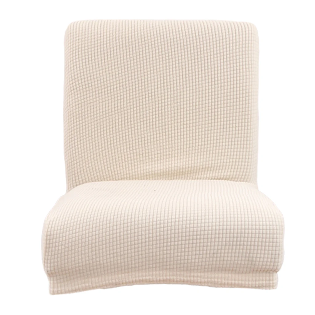 Jacquard Stretch Chair Cover Slipcovers for Low Short Back Chair Bar Stool Chair