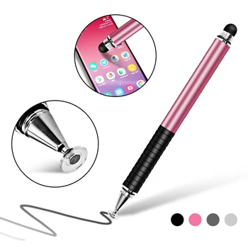 

2 in1 Universal Stylus Touch Pen Multifunction Touch Screen Stylus Drawing Pencil Capacitive Pens for iPhone iPad Android Table