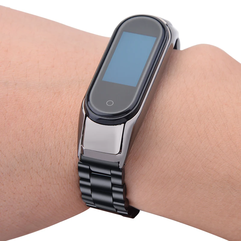 Металлический алюминиевый сменный ремешок mi band 4 глобальная версия из нержавеющей стали для Xiaomi mi Band 4 3 умный браслет с инструментальной пленкой