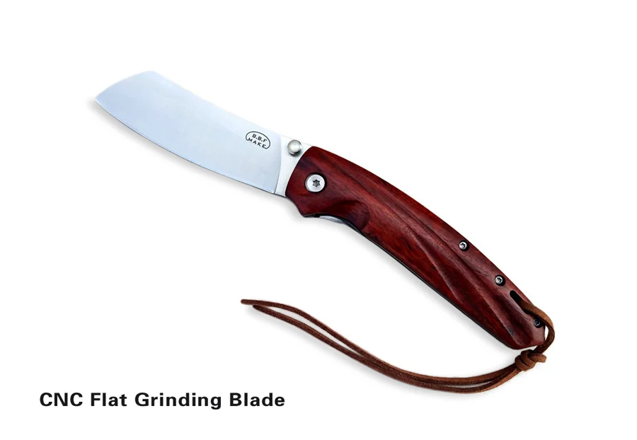 Складной нож охотничий карманный нож Cmping нож инструмент для выживания с деревянной ручкой AUS-8 сталь 58HRC для походов на открытом воздухе приключений рыбалки