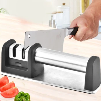 

Knife Sharpener Kitchen Knives Blade Sharpening Tool Professional Ceramic Tungsten Kitchen Sharpening System Knifes Accessories